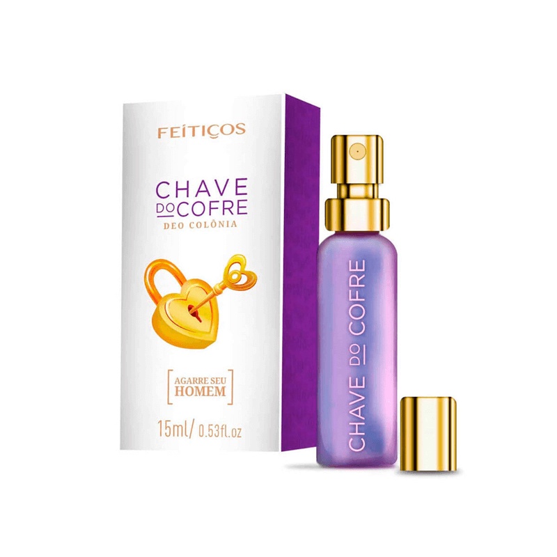 Deo Colônia com Fragrância para Atrair o Homem - Feitiços Aromáticos Chave do Cofre | 15 ml - Health