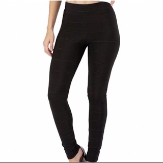 Legging de Bandagem Básica Tecido Grosso e Cintura Alta