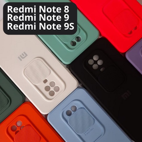 Case Silicone Aveludada Para Xiaomi Redmi Note 9S  Redmi Note 9 Redmi Note 8 Com Proteção Para Câmera Traseira Antichoqu