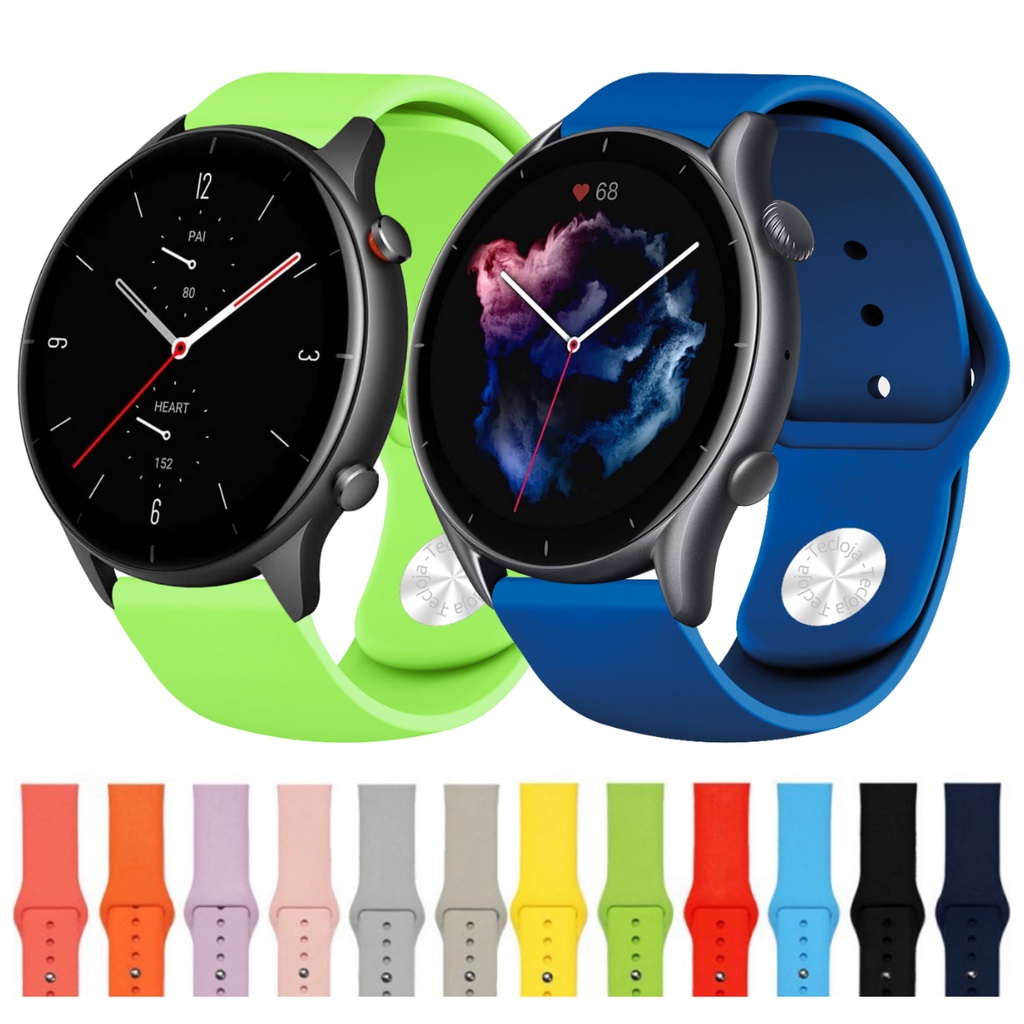 Pulseira Para Amazfit GTR 47mm, Pulseira Amazfit GTR 2, Pulseira Lisa Para Amazfit GTR 2e, Pulseira Para Smartwatch Amazfit GTR 3 Pulseira 22mm Para Amazfit GTR 3 Pro