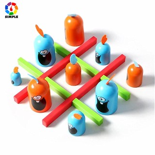 Finger Rock Educational Gobblet Gobblers Toys Tic-Tac-Toe Chess Parent Children Board Game Party Strategy Game For Kids
