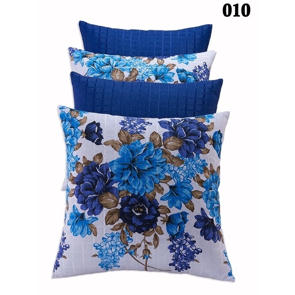 Kit C/ 4 Capas De Almofadas Decorativas Lisas e Estampadas45x45 Linda em Oferta na Shopee