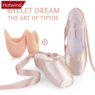 Sapatos Satin Girls Ballet Pointe Shoes Criança Adulto De Com Fitaspractise