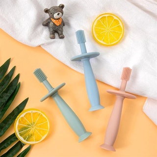 Kids Silicone Treinamento Escova De Dentes Evitar Choking Gum Massager Limpador Oral Kid Items em Oferta na Shopee