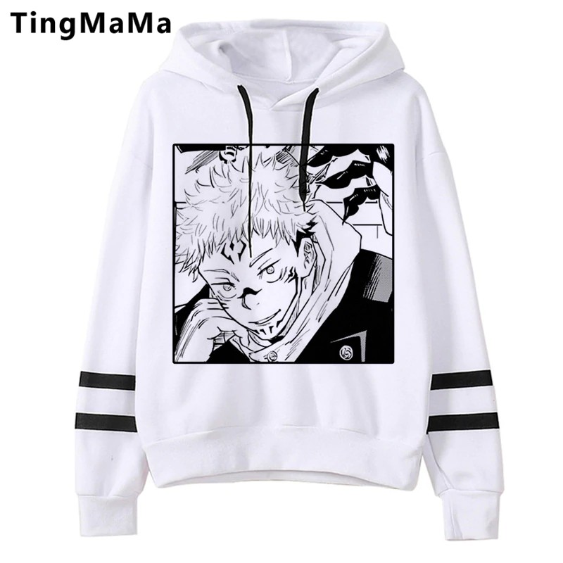 Moletom Com Capuz Masculino Com Estampa De Anime Japones Jujutsu Kaisen Shopee Brasil