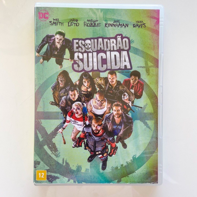 dvd esquadrão suicida - filme dc