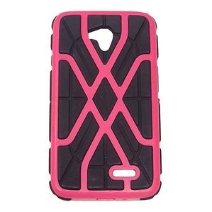 Case Capinha Protetora De Celular Para LG L70 Grades Rosa