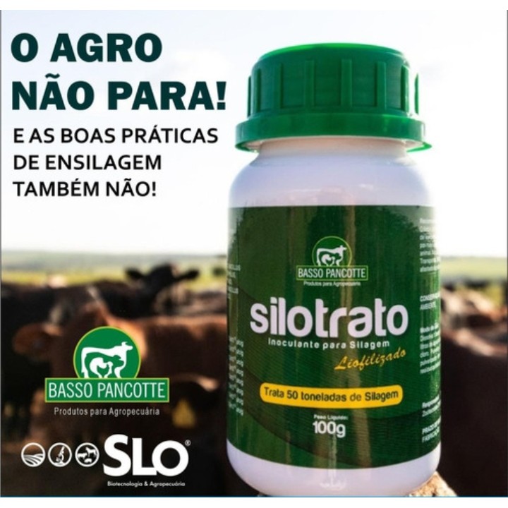 Silotrato Liofilizado 100g Inoculante