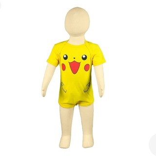 Body Infantil Pikachu Pokemon Roupa Para Bebe Beecost
