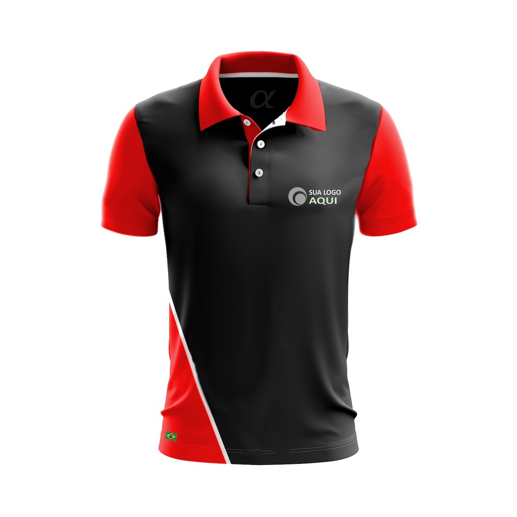 Kit 4 Uniforme Camiseta Polo Personalizada Com Sua Logo Uniforme ...