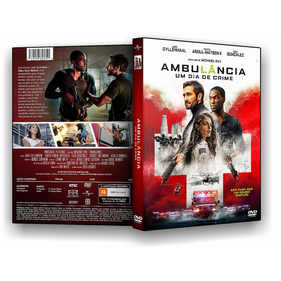 Dvd Ambulância - Um Dia De Crime (2022)