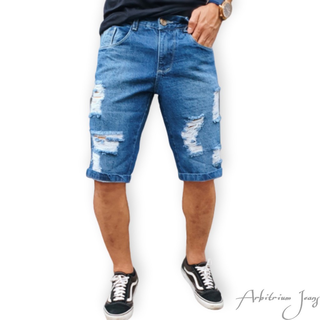 Bermuda Jeans Masculina Preco E Promocao De Janeiro De 21 Shopee Brasil