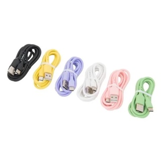 Cabo USB, V8 e Tipo-C Colorido de Carregamento Rápido e Dados 1m 4.8A para IOS e Android H