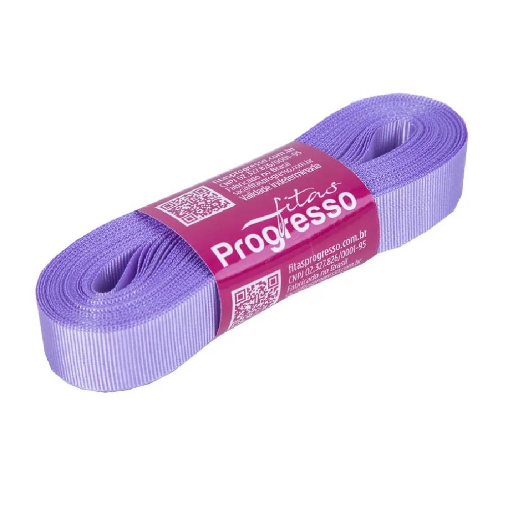 Fita Gorgurão Progresso 15mm nº3 - 10m Cor 245 Lilás - 1un em Oferta na Shopee