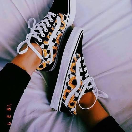 tenis da vans girassol