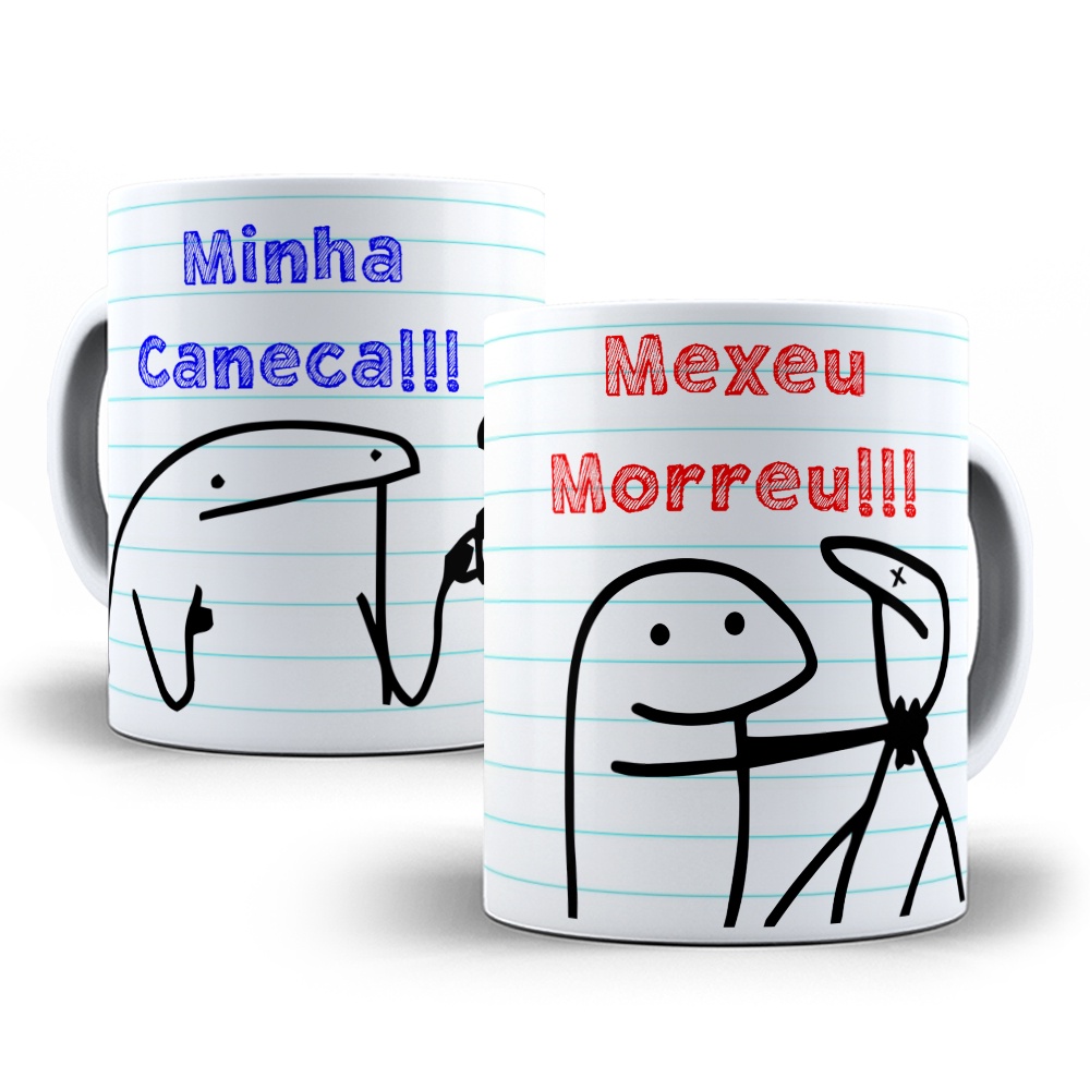 Caneca Flork Meme Bentô Divertida - Cansei