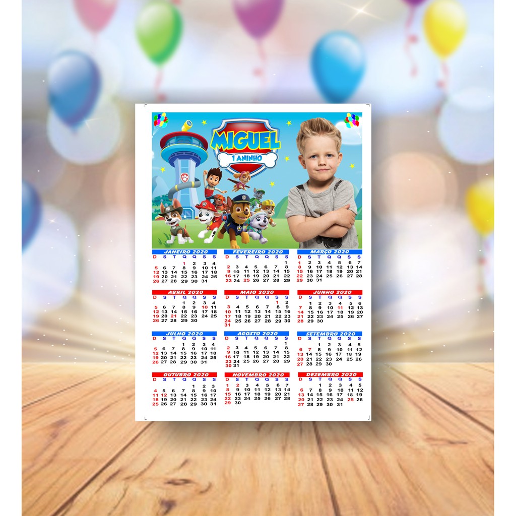 Imã Foto Lembrança  13x9 cm Calendário 2026 - 15 unid  - PROMOÇÃO!!! em Oferta na Shopee