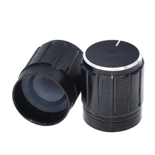 5x Knob para Potenciômetro Eixo Estriado 6mm