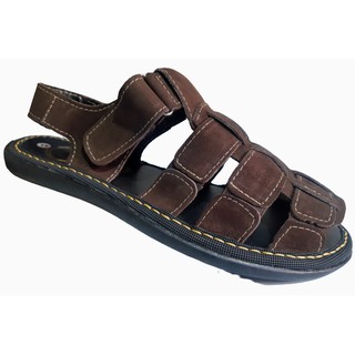 Sandália chinelo masculino em couro na cor preta e café anti-stress com fabricação própria pronta entrega envio imediato com garantia para dirigir descanso passeio caminhadaantistress confortável ótima qualidade