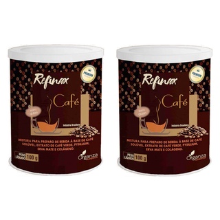 KIT 2 CAFÉ SOLÚVEL EMAGRECEDOR VERDE COM PSYLLIUM, ERVA MATE E COLÁGENO - RENOVITA