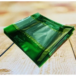 100 embalagem para trufa bombom 12x12,5 verde claro OFF