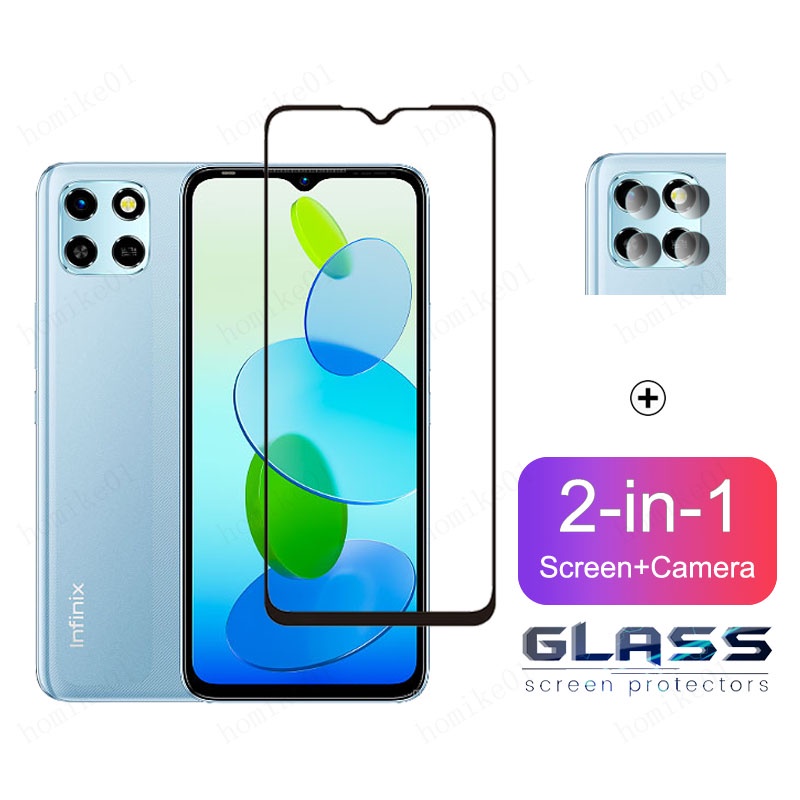 Infinix Smart 6 HD 9D 2 Em 1 Película Protetora De Vidro Temperado Para Infinix Smart 6  Plus 5 Pro Hot 10s 10i 12i 11s NFC 11 2022 10 12 Protetor De Tela Play