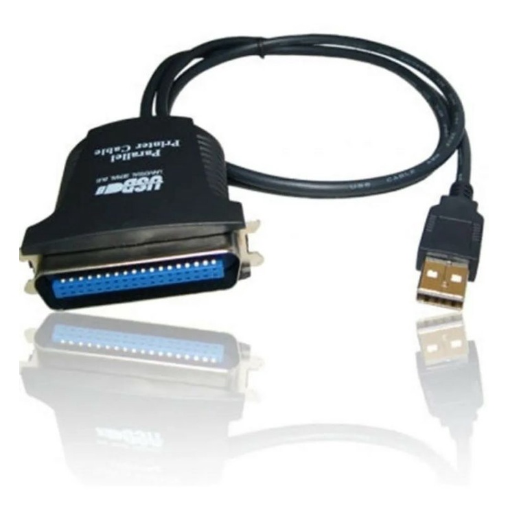 Cabo Paralelo Usb Adaptador Impressora Conversor Femea 36pin