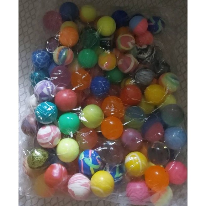 Bolinha Pulapula/pula-pula/quica Bolinha/ Bolinha Perereca 32mm Pacote Com 100 Bolinhas Variadas