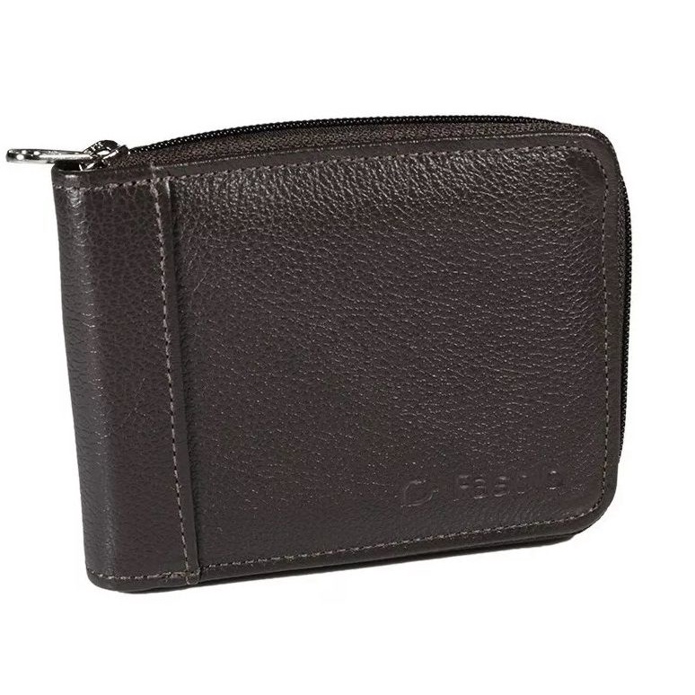CARTEIRA MASCULINA DE COURO FASOLO REF: H014