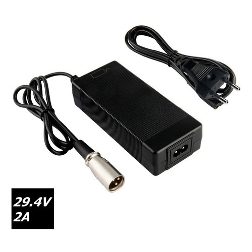 Carregador Bike Moto Scooter Patinete 24v 20a Litio Plug Xlr