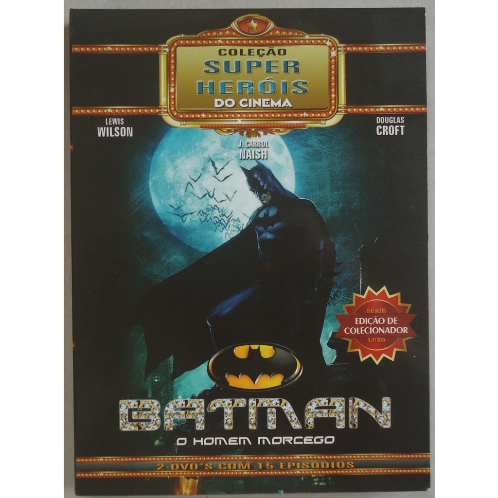 Coleção Super Heróis Do Cinema Batman ,dvd Original Duplo