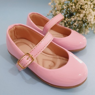 Sapatilha Infantil De Menina Milu Fashion Rosa Lisa 16 ao 34 em Oferta na Shopee