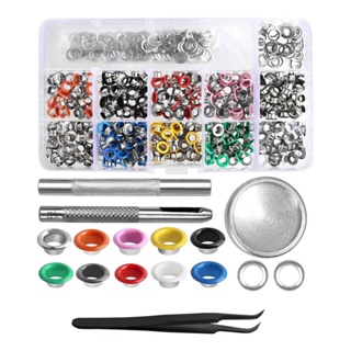 Kit Ilhós Coloridos 400 Peças + Aplicador Manual + Vazador em Oferta na Shopee