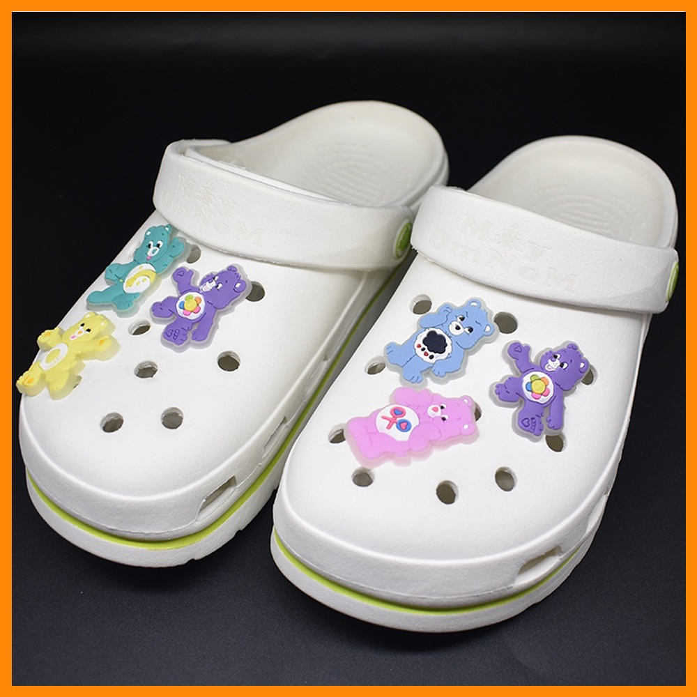 Decoração De Sapato Para Encantos Tamanco Decorações Dos Desenhos Animados Anime Urso Presentes Sapatos Sacos