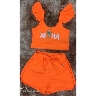 Conjunto Neon Infantil Para Meninas Shopee Brasil