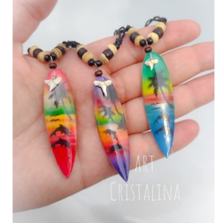 Colar Prancha De Surf com dente de Tubarão em Madeira Artesanal homem menino e unisex em Oferta na Shopee