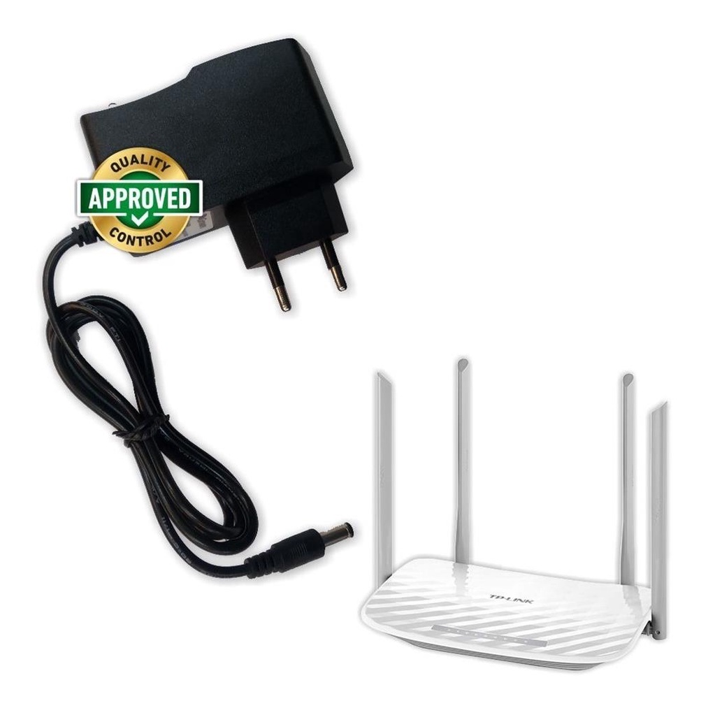 Fonte Para Roteador Tp-link Archer C5 ( Carregador / Cabo de Forca / Cabo de Energia ) - R1027