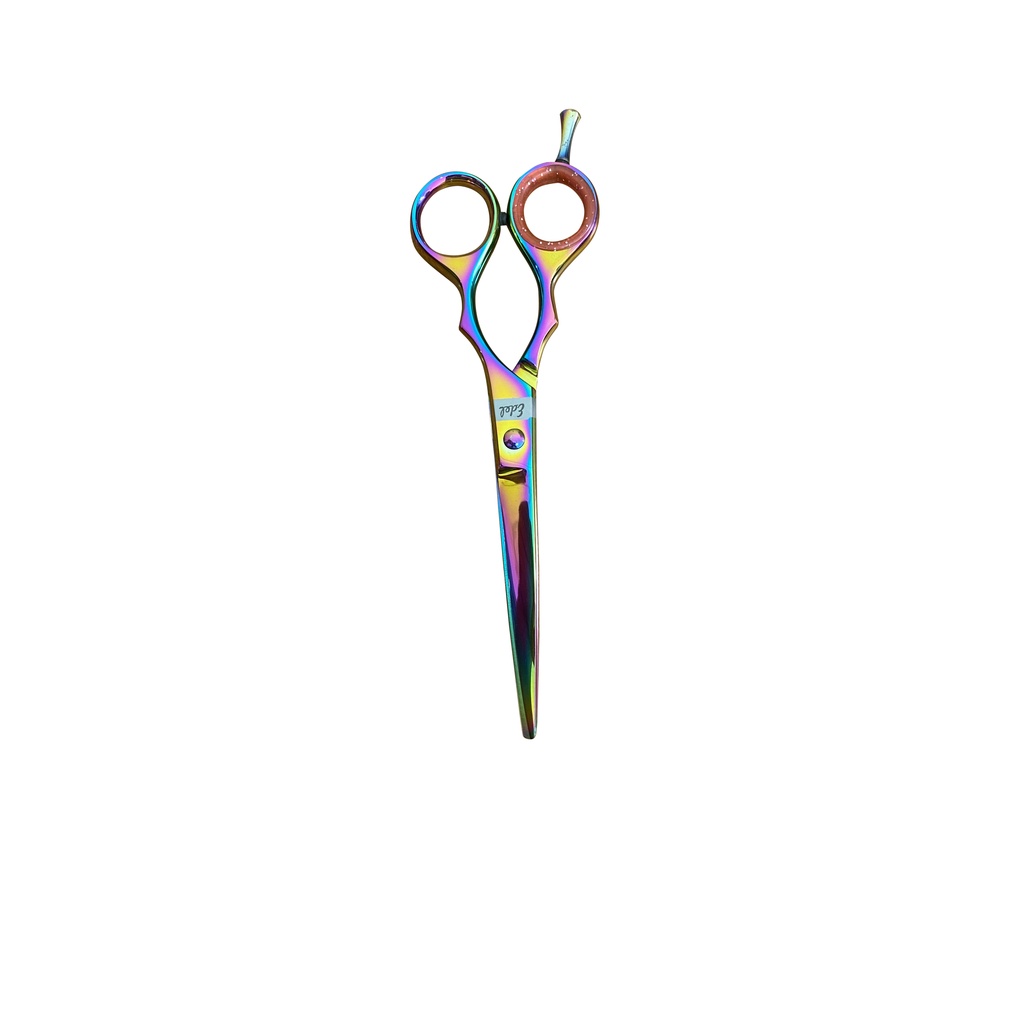 Tesoura P/ Cabelo 6" Multicolor Fio Navalha Ref. 6250,506 - Edel Solingen