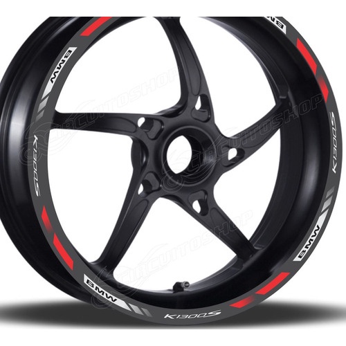 Friso Adesivo Refletivo D10 Roda Moto Bmw K 1300 S