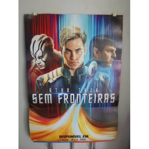 Poster Star Trek - Sem Fronteiras - 64 X 94 - Chris Pine