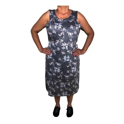 Camisola Senhora Idosa Malha Fria Estampado