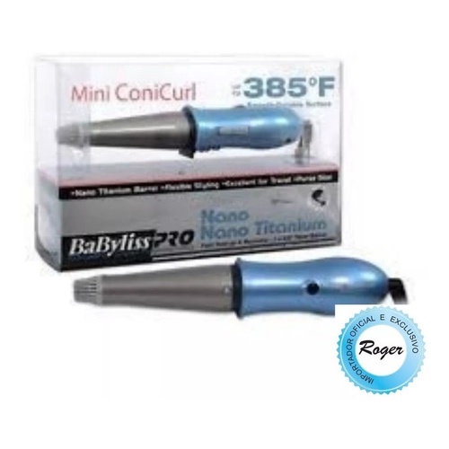 Mini Cone Modelador De Cachos Nano Titanium Babyliss Pro Biv