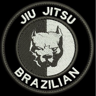 Patch bordado Brasil Jiu Jitsu com ou sem CARRAPICHO e também termocolante