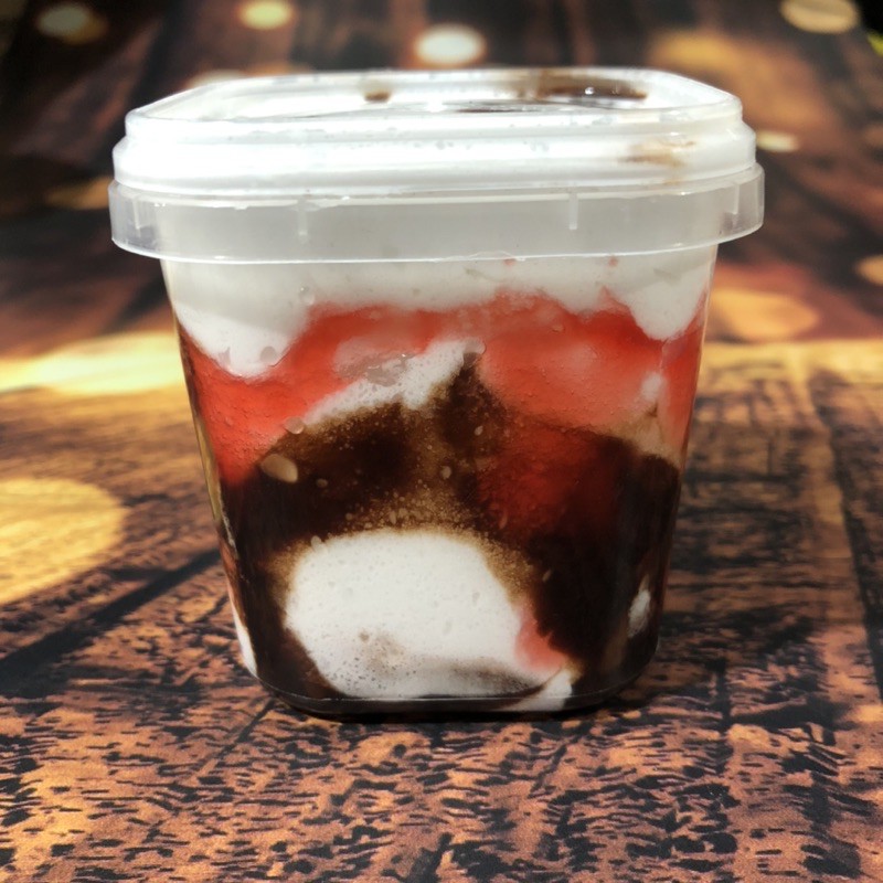 50 pote com lacre 220 ml quadrado bolo no pote doces temperos ( chocobraz ) em Oferta na Shopee