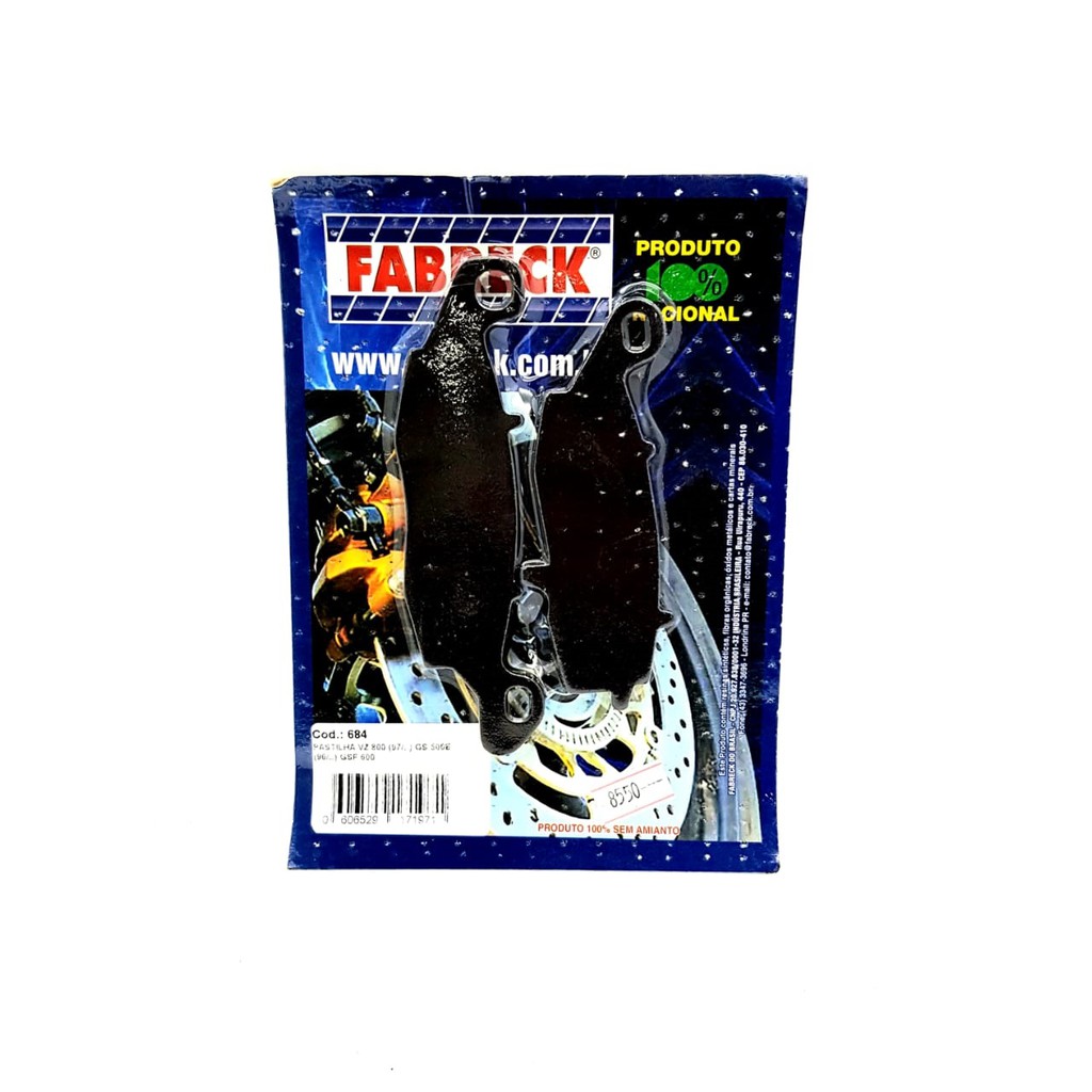 Pastilha De Freio Dianteira Xf 650 Freewind 1997/...