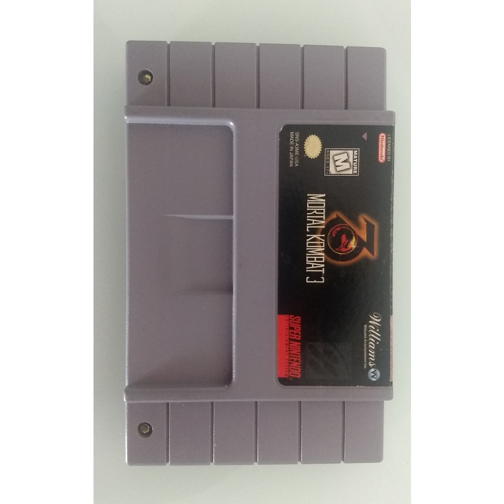 mortal Kombat 3 cartucho original para super Nintendo SNES