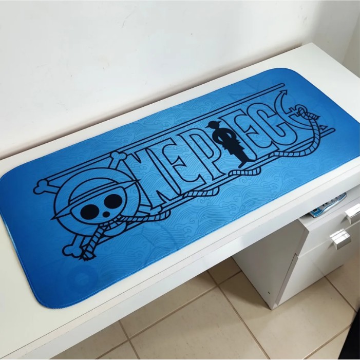 Mouse Pad Gamer Anime One Piece Extra Grande 90x40 Personalizado Costurado animes