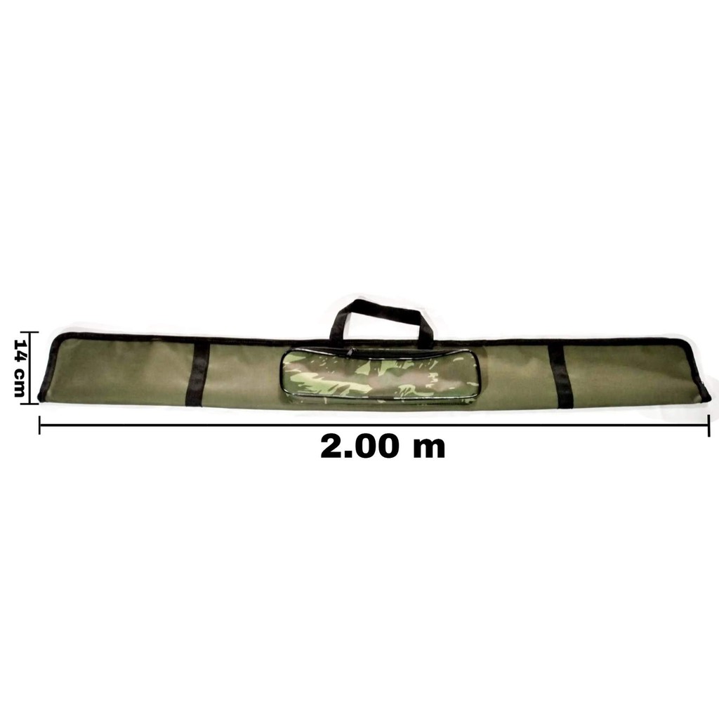 Bolsa Para Vara Comum 2,00 Mt Com Bolso camuflado