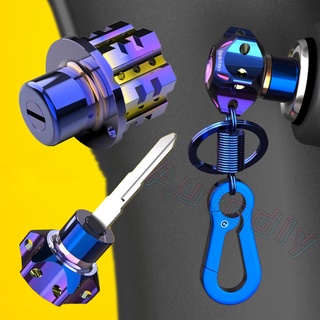 Universal Motorcycle CNC Modified Key Cover Bit Chave Hexagon Tip Vários Chaveiros Decorativos Porta-Chaves De Motocicleta
