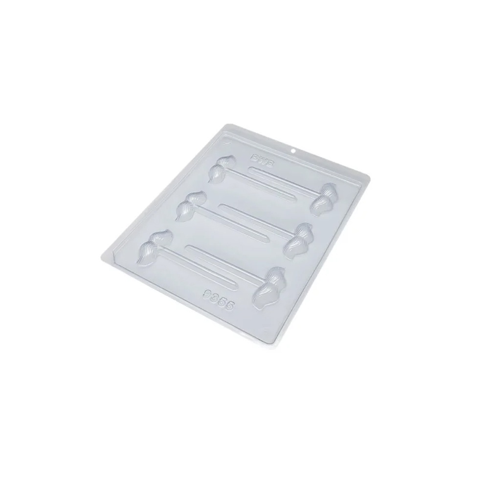 Forma de Acetato Pirulito Bigode 1 Cód. 9355 BWB em Oferta na Shopee